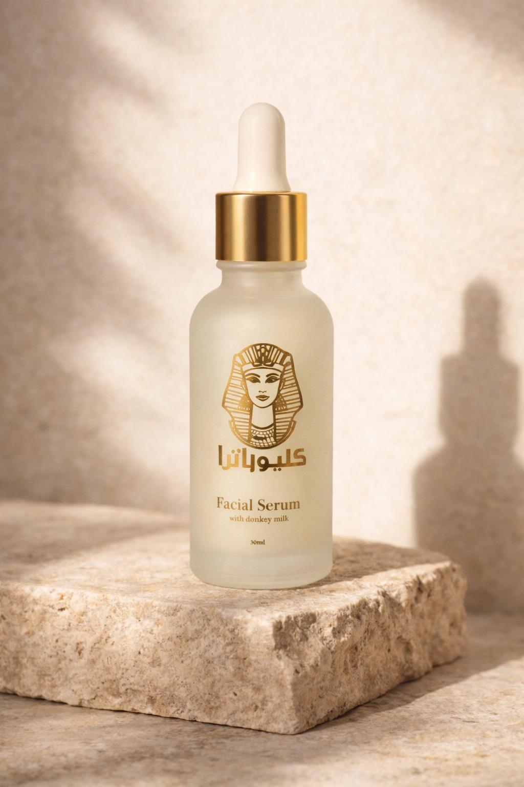 Cleopatra Facial Serum – Donkey Milk, Vitamin E & B5